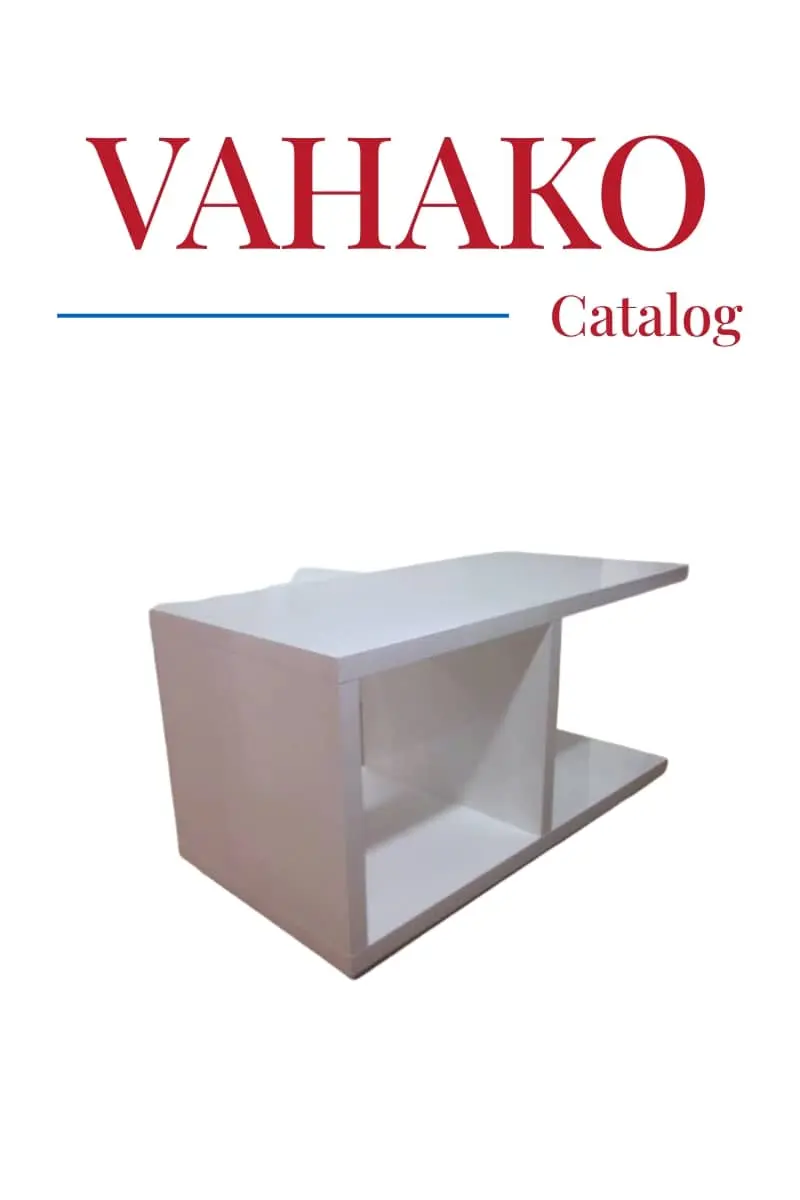 High-end custom wooden display table for showroom and retail use in Sri Lanka